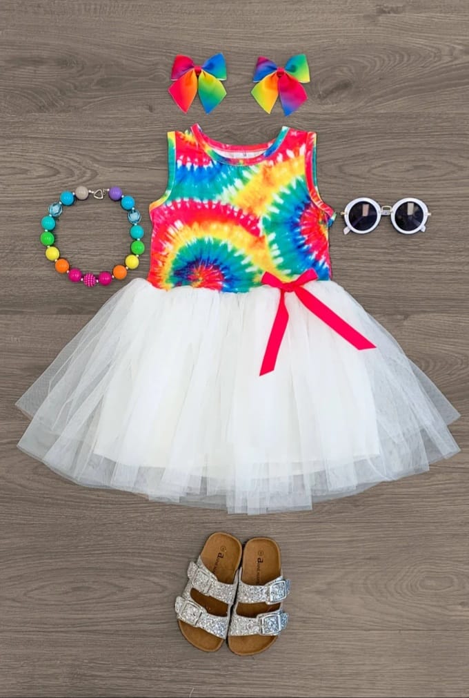 Tie Dye Tutu Dress
