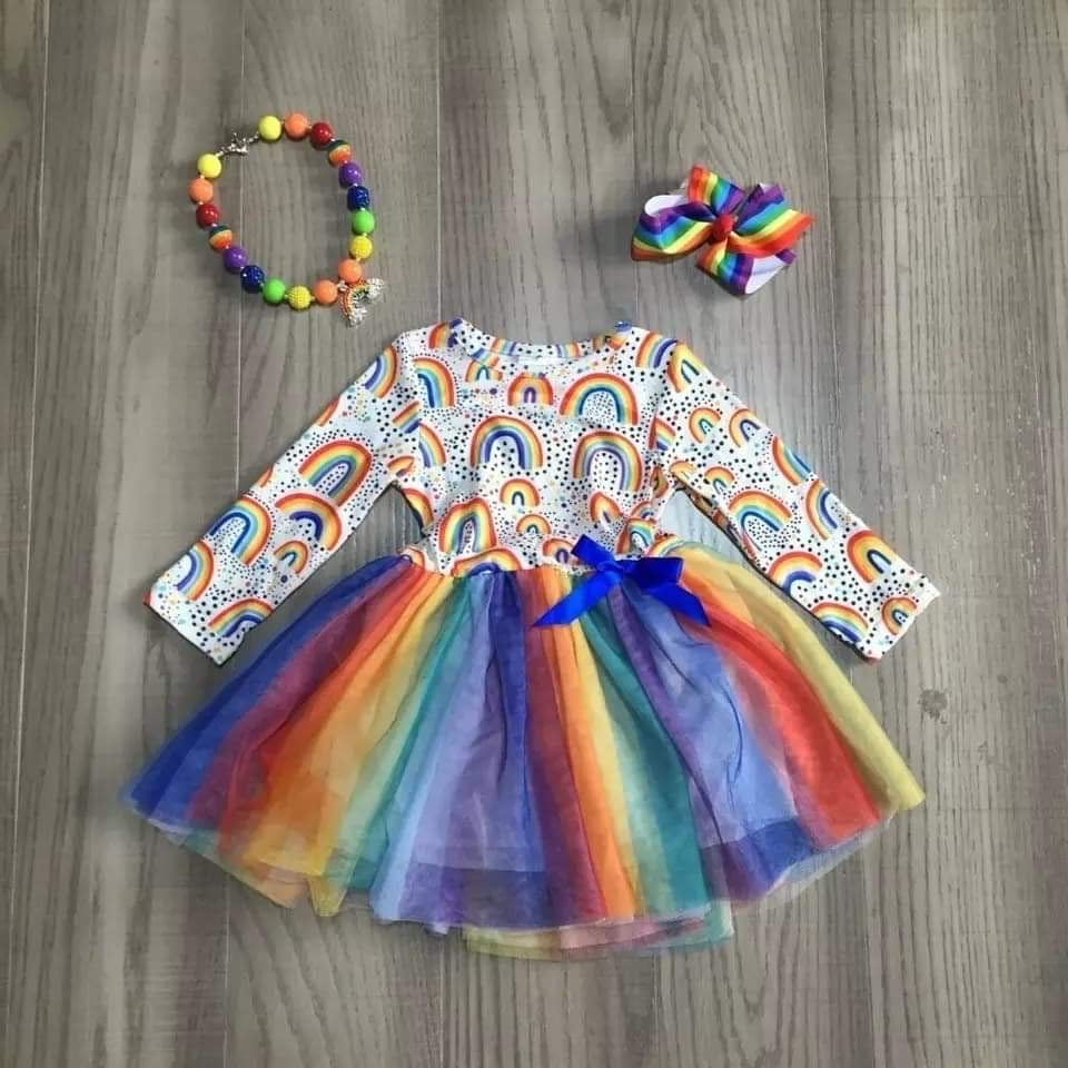 Rainbow After The Storm Dress