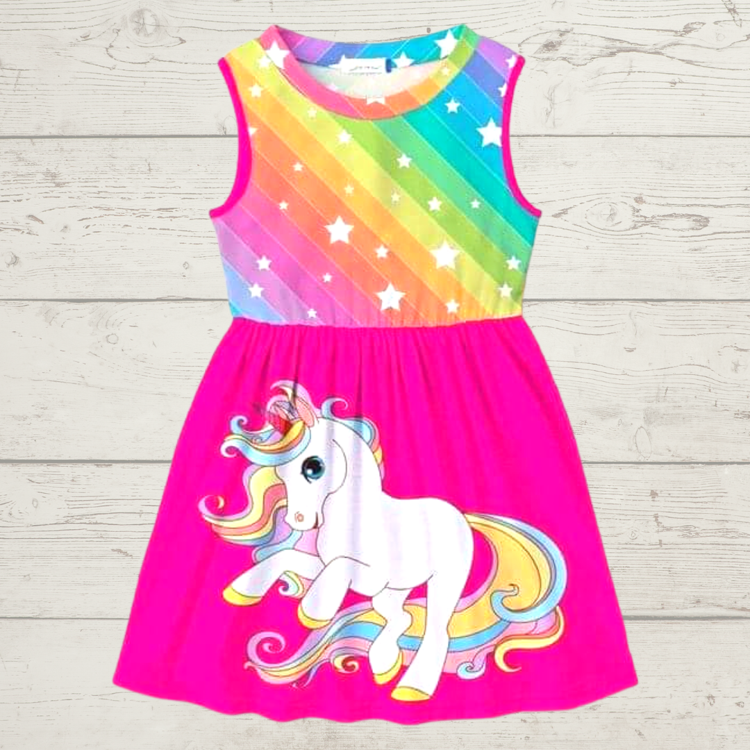 Rainbow Unicorn dress