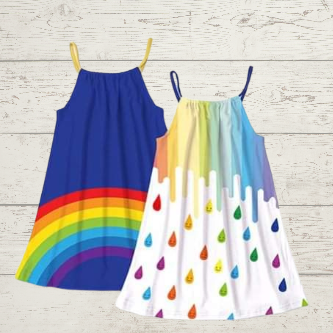 Summer sky rainbow Dress