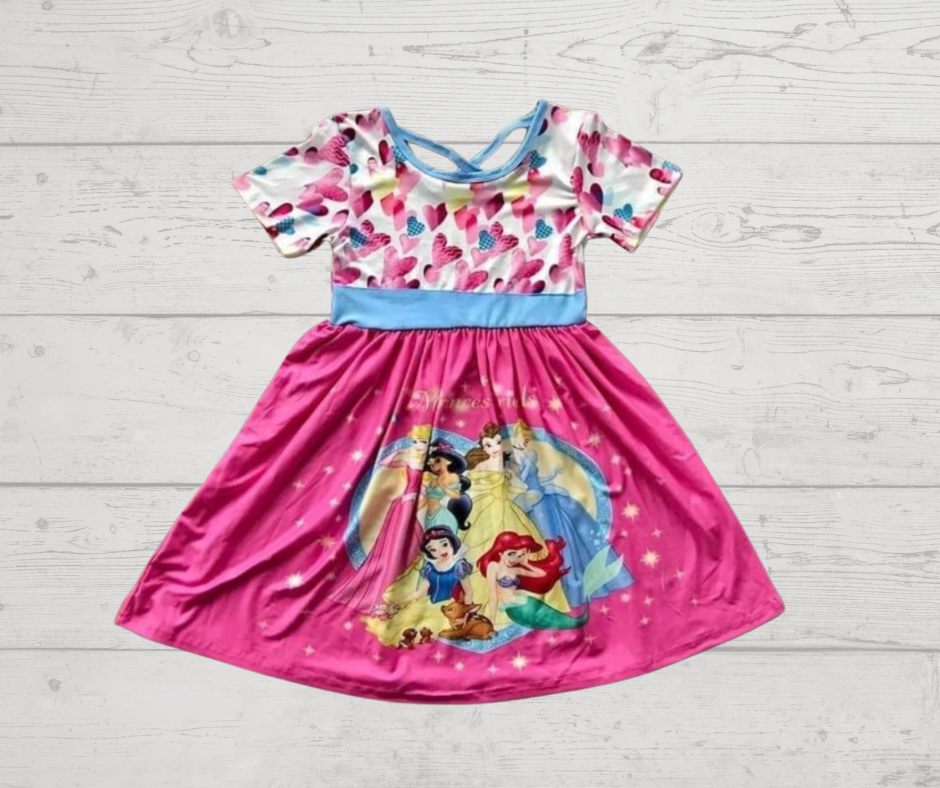 Princess at heart dress Moose & Goose children's clothing boutique Princess at heart dress Moose & Goose children's clothing boutique