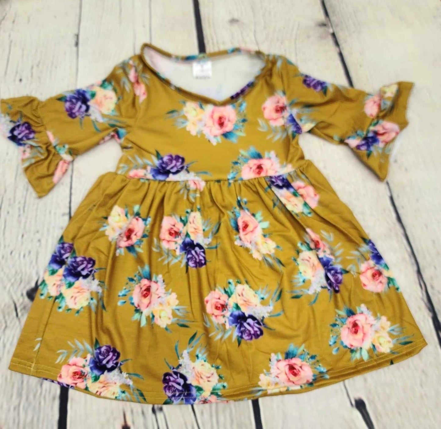 Bunches of flowers dress