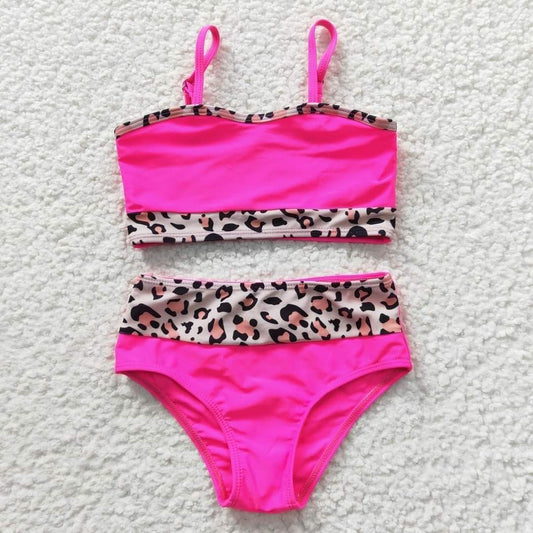 Hot pink leopard 2 pc