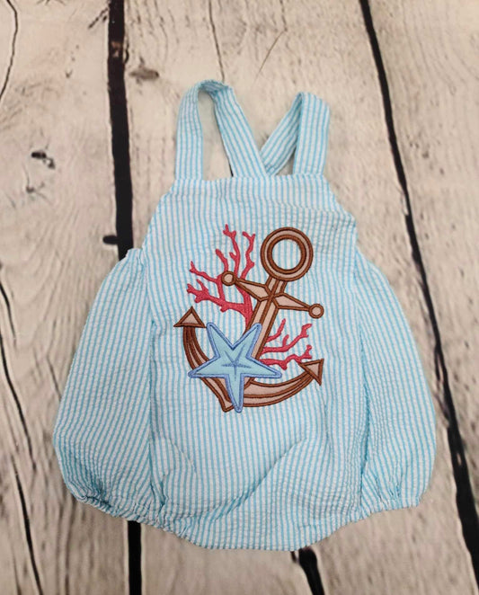 Anchors away romper