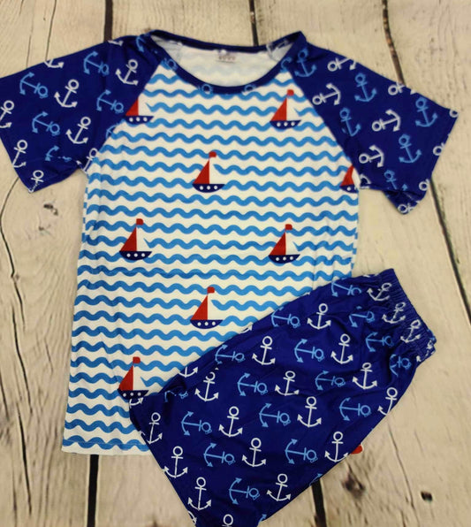 Sail boat short set
