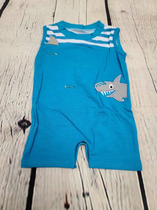 Little shark romper