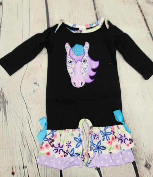 Horse & Frills romper