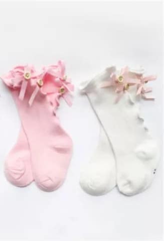 Beautiful Bow Socks