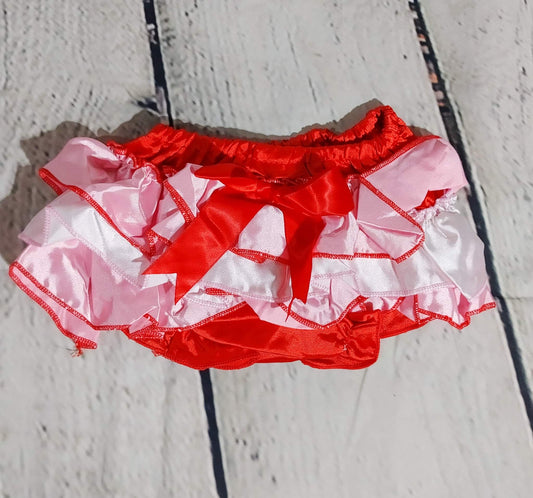 Red & White Diaper Cover