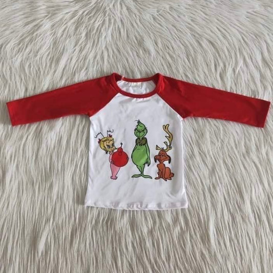Green guy 2 Raglan