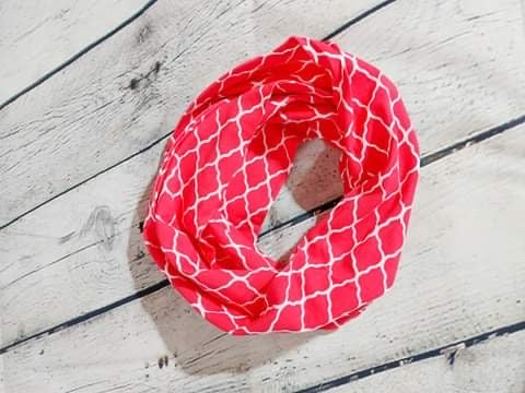Pink Diamond Infinity Scarf