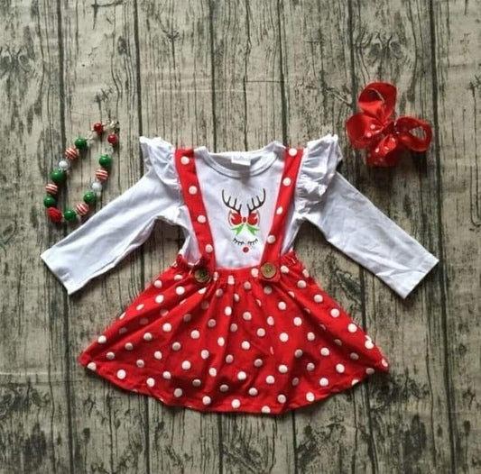 Rosey The Reindeer Suspender Set
