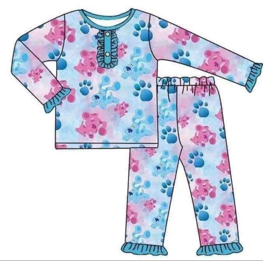 Bedtime with Blues clues ruffled