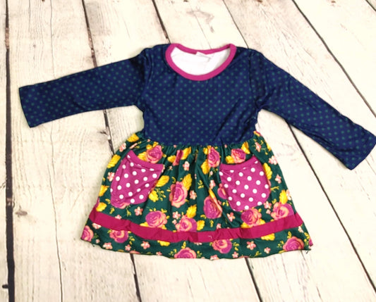 Dots and roses dress