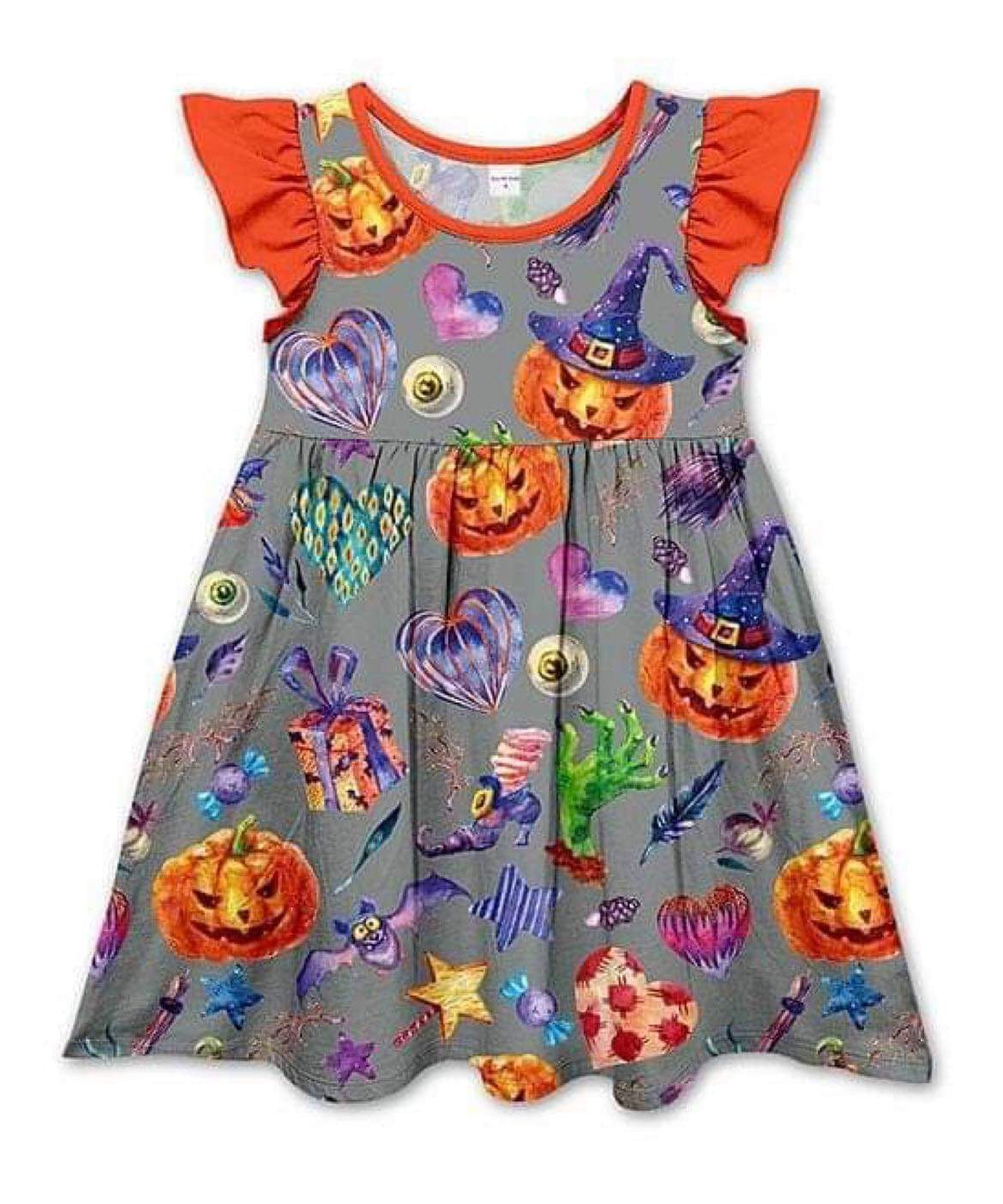 Witch pumpkins dress