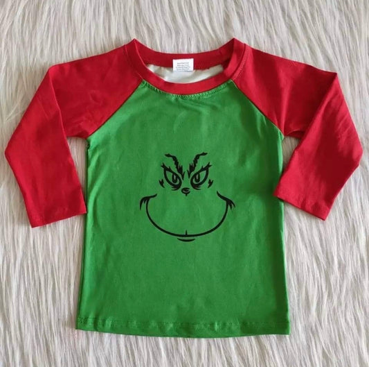 mean and green- Boys Raglan