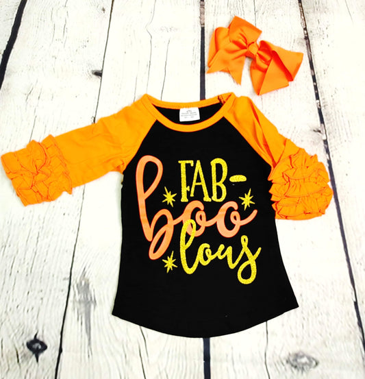 Fab-Boolous! Ruffled Raglan