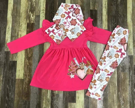 PRE ORDER Hearts of gingerbread set