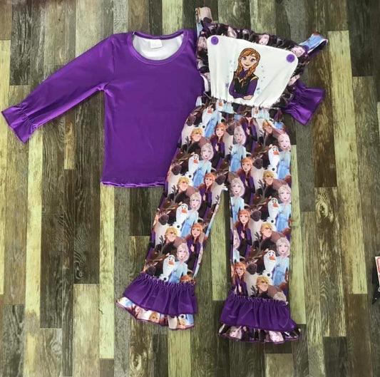 Rep only purple frozen overalls
