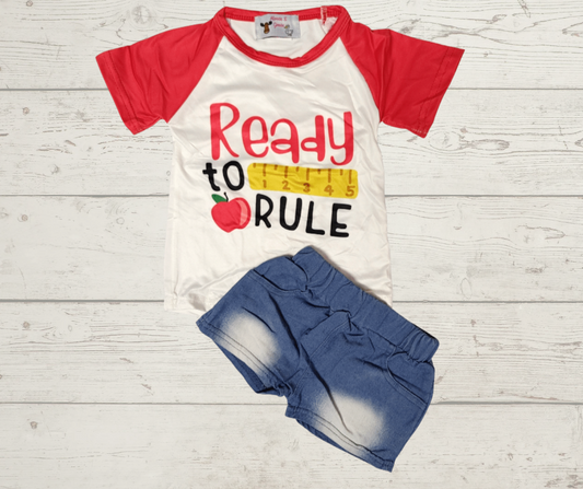 Rule the school short set
