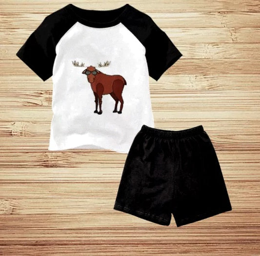 Coolio Moose Short Set
