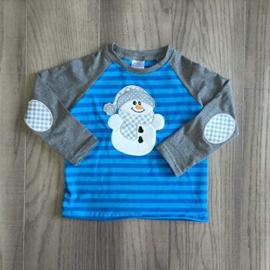 Frosty the One snow raglan