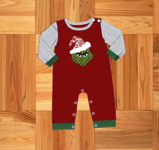 Green guy romper