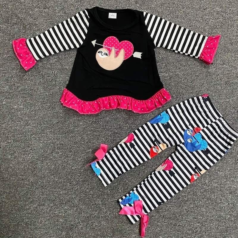 I Love You A Sloth! Pants Set