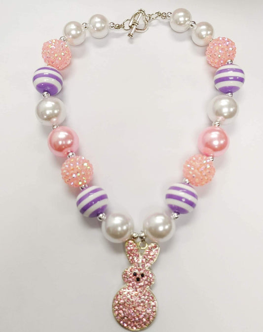 Bunny perfect bubblegum necklace