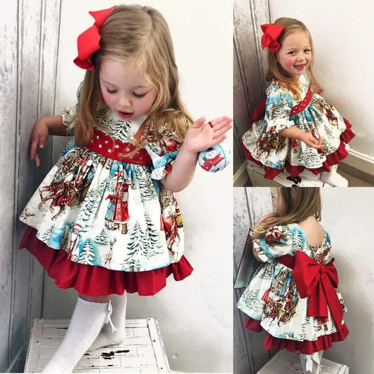 Christmas Spirit Vintage China Doll Dress