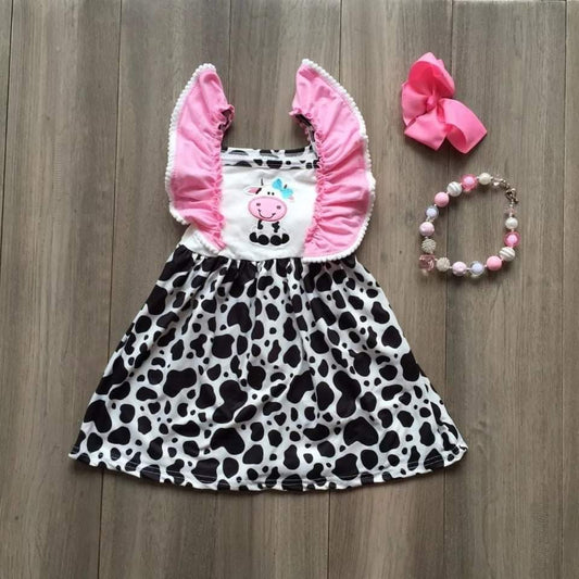 Utter-ly Cute Cow Dress