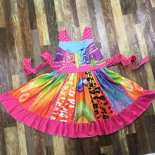 Lisa Frank Panel Dress